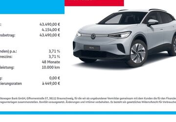 VW ID.4 11.500 km 43.490 &euro; Rostock 18146